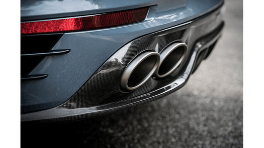 Akrapovic 14-15 Porsche 911 Turbo/Turbo S (991) Rear Carbon Fiber Diffuser - Matte