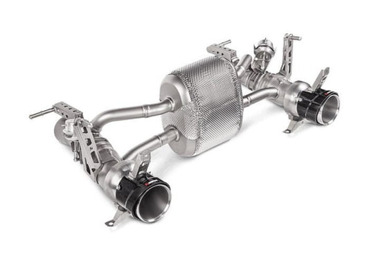 Akrapovic 16-17 Ferrari 488 GTB/488 Spyder Slip-On Line (Titanium) w/ Carbon Tips