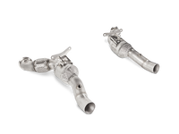 Akrapovic 16-17 Ferrari 488 GTB/488 Spyder Link Pipe Set w/ Cat (SS) - My Store