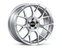BBS RE-V7 18x8.5 5x112 ET42 Diamond Silver Wheel -82mm PFS/Clip Required - Mammoth Racing -