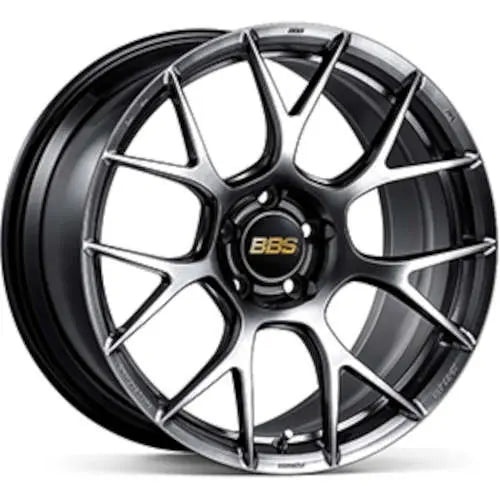 BBS RE-V7 18x9 5x114.3 ET45 Diamond Black Wheel -82mm PFS/Clip Required - Mammoth Racing -
