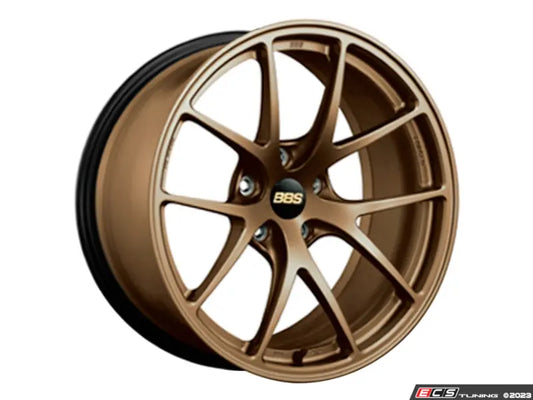 BBS RI-A 18x9.5 5x120 ET40 Matte Bronze Wheel -82mm PFS/Clip Required