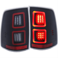 ANZO 21-23 Ford F-150 LED Taillights Seq. Signal w/BLIS Cover - Black Housing - Mammoth Racing -