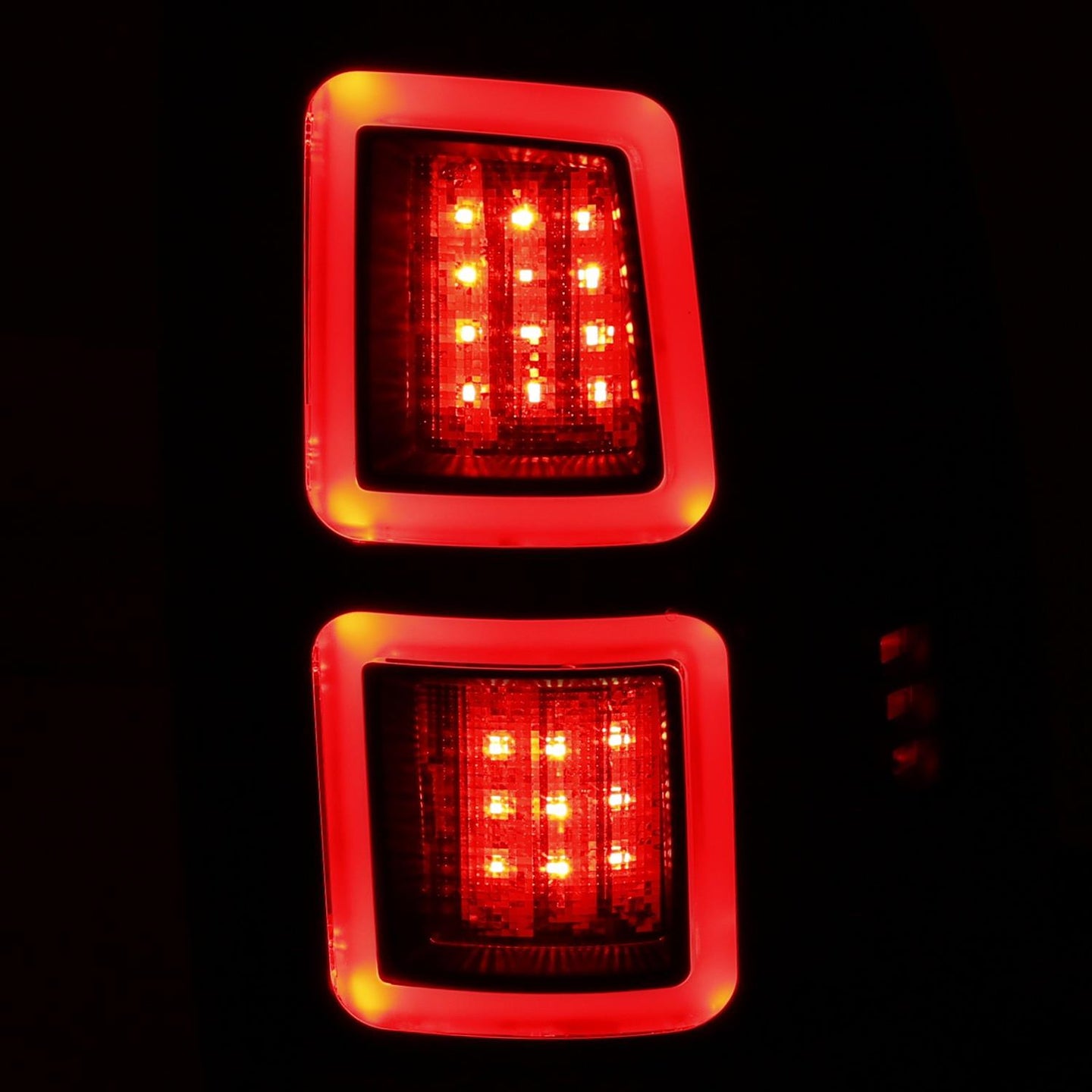 ANZO 21-23 Ford F-150 LED Taillights Seq. Signal w/BLIS Cover - Black Housing - Mammoth Racing -