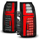 ANZO 15-20 Chevrolet Tahoe Sequential LED Tube Taillights Black - Mammoth Racing -