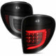 ANZO 2004-2007 Dodge Grand Caravan LED Tail Lights w/ Light Bar Black Housing Smoke Lens - Mammoth Racing -