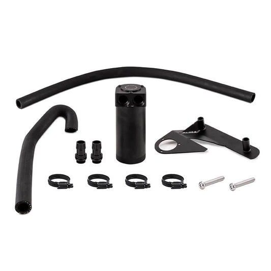 Mishimoto 16+ Nissan Titan XD Baffled Oil Catch Can Kit - Black - Mammoth Racing -