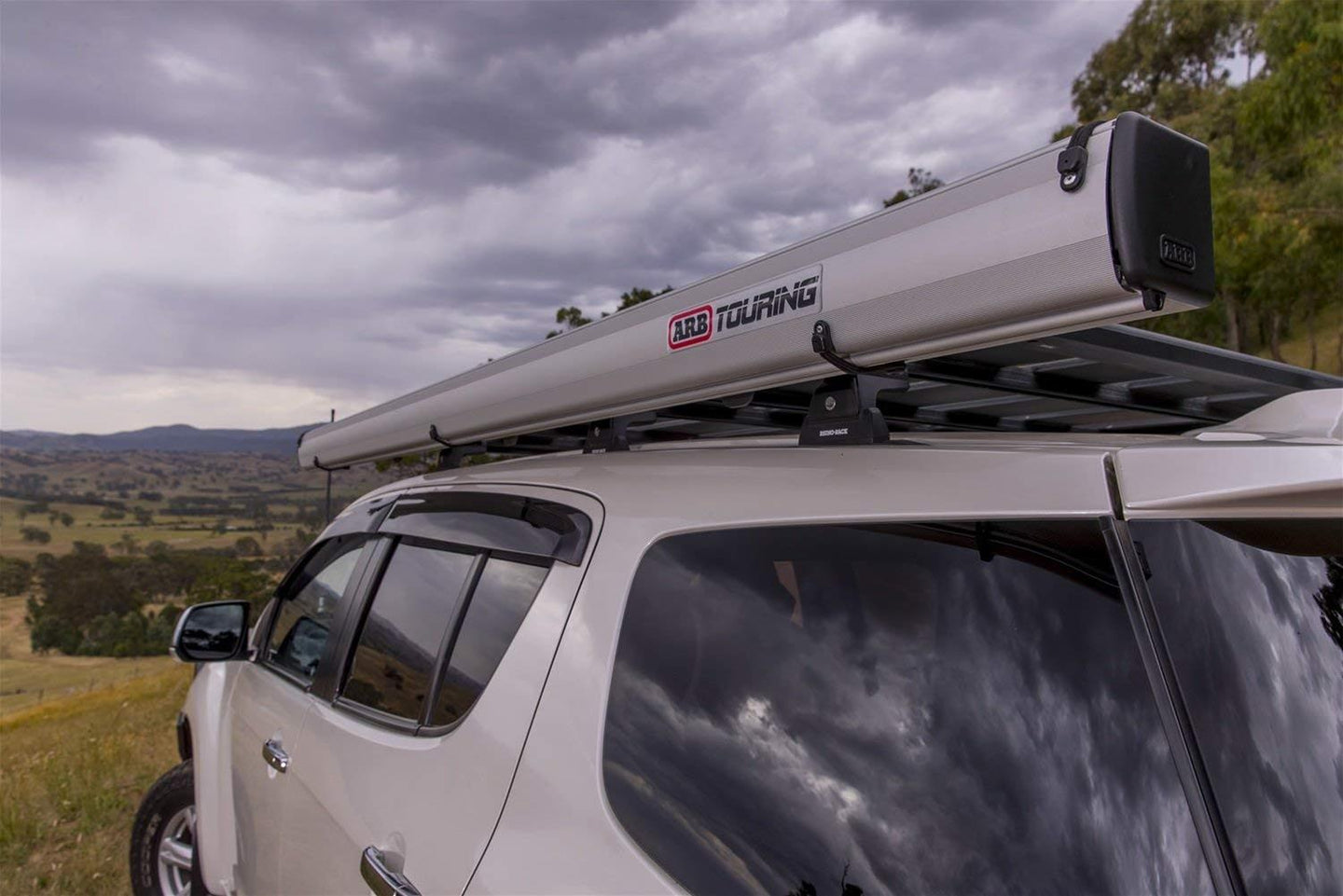 ARB Aluminum Awning Kit w/ Light 8.2ft x 8.2ft Includes Light Installed - Mammoth Racing -