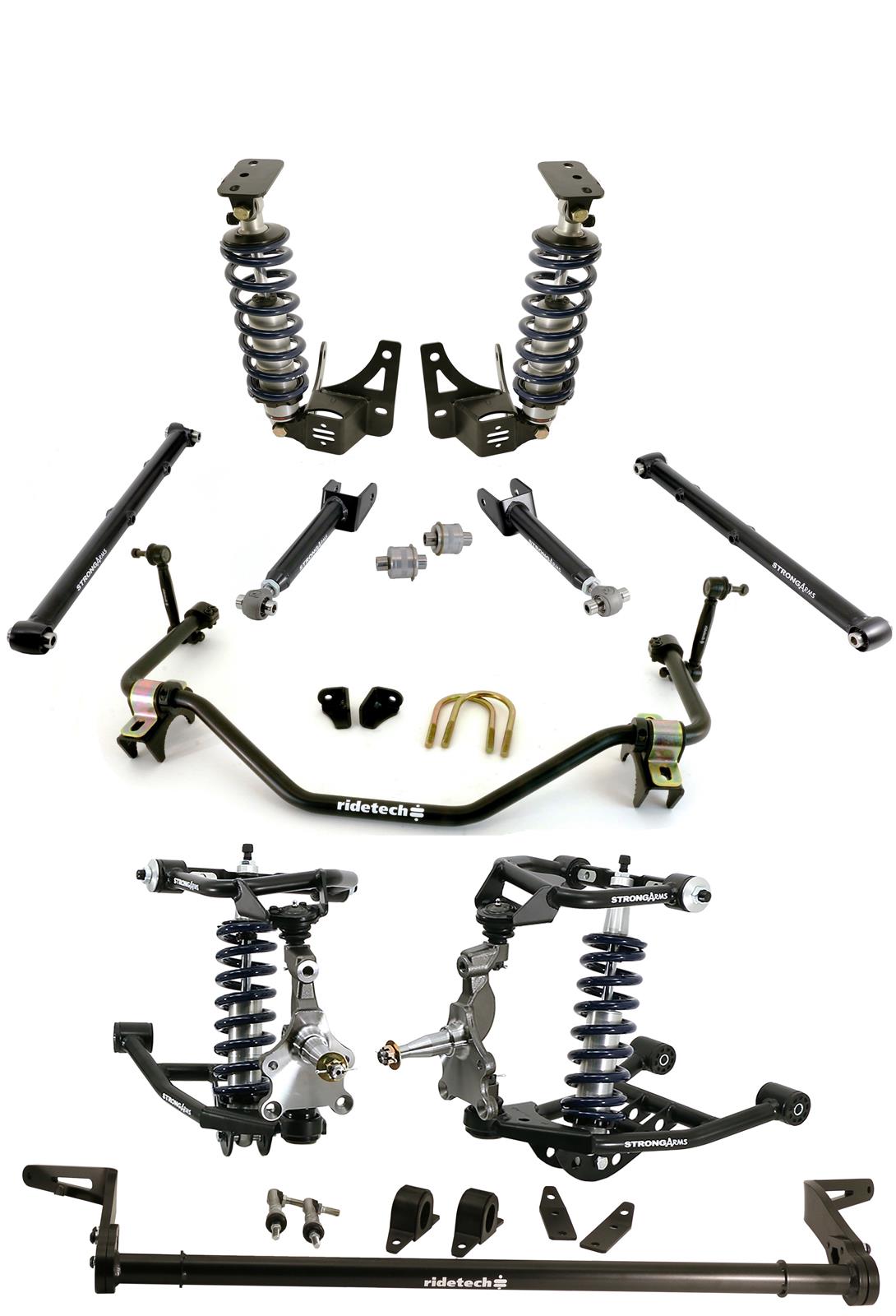 Ridetech 64-67 GM A-Body TQ CoilOver System - Mammoth Racing -
