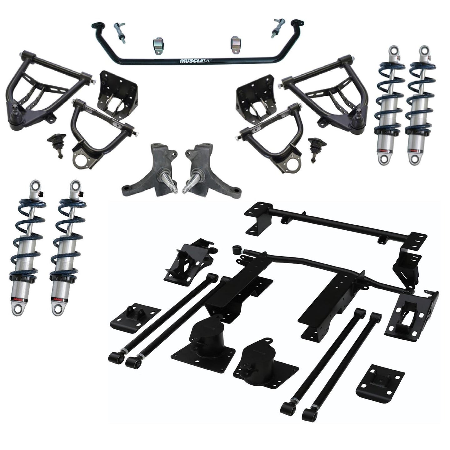 Ridetech 73-87 Chevy C10Complete CoilOver System HQ Series - Mammoth Racing -