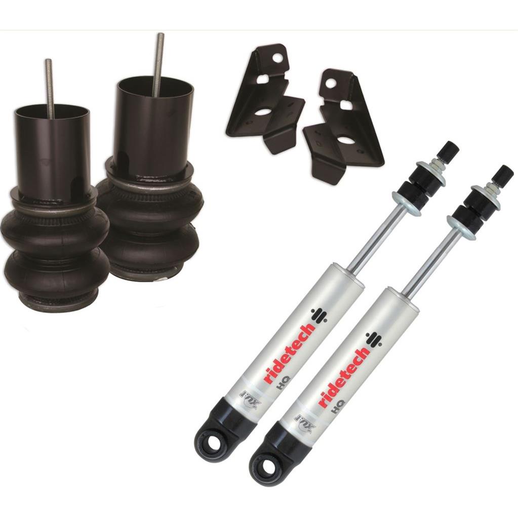 Ridetech 88-98 Chevy C1500 2WD Air Suspension System w/ HD Drop Spindles - Mammoth Racing -