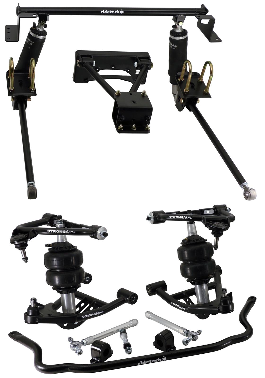 Ridetech 82-03 Chevy S10 S15 Sonoma w/ 7.5in Differential TQ Air Suspension System - Mammoth Racing -