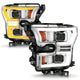 ANZO 15-17 Ford F-150 Chrome LED Projector Plank Style DRL w/Initiation Light Halogen Models - Mammoth Racing -