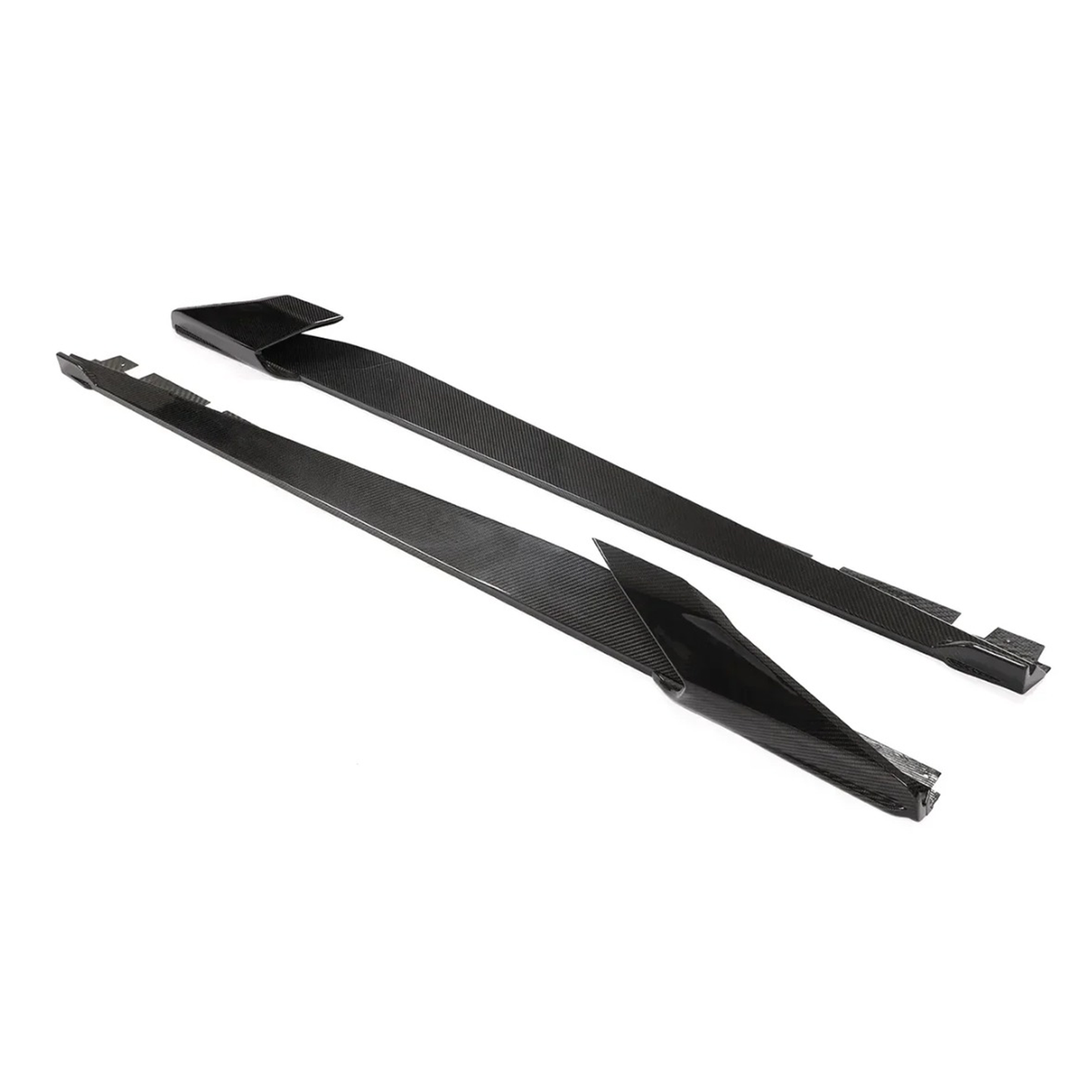 Carbon Fiber Side Skirt Extensions for Ferrari 488