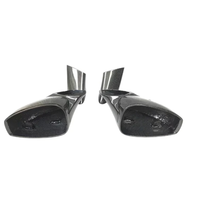 C Style Carbon Fiber Side Mirror Caps for Ferrari 488 GTB Spider