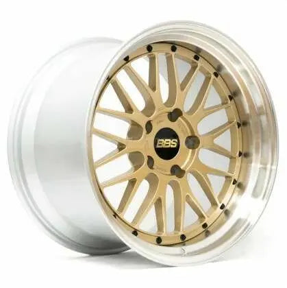 BBS LM 19x11 5x120 ET37 Diamond Gold Center / Diamond Cut Lip Wheel PFS/Clip Required - Mammoth Racing -