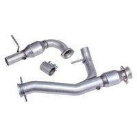 BBK 11-14 Ford F-150 Coyote 5.0 3in Short Exhaust Mid Y-Pipe w/ Catalytic Converters (For 1947) - My Store