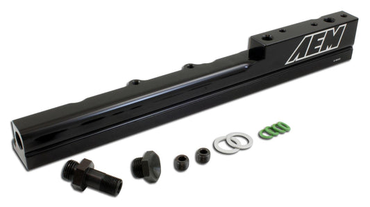 AEM 99-00 Honda Civic Si Black Fuel Rail - My Store