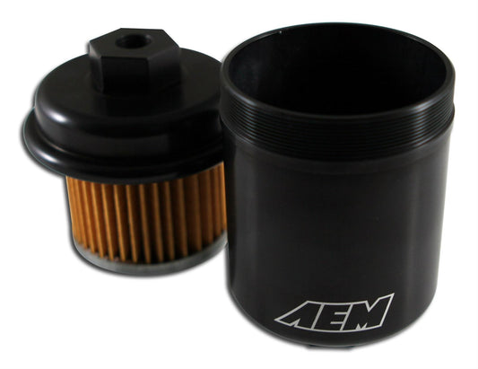 AEM 94-01 Acura Integra / 94-97 Honda Accord / 96-00 Civic / 97-01 Prelude Black Fuel Filter Kit - My Store