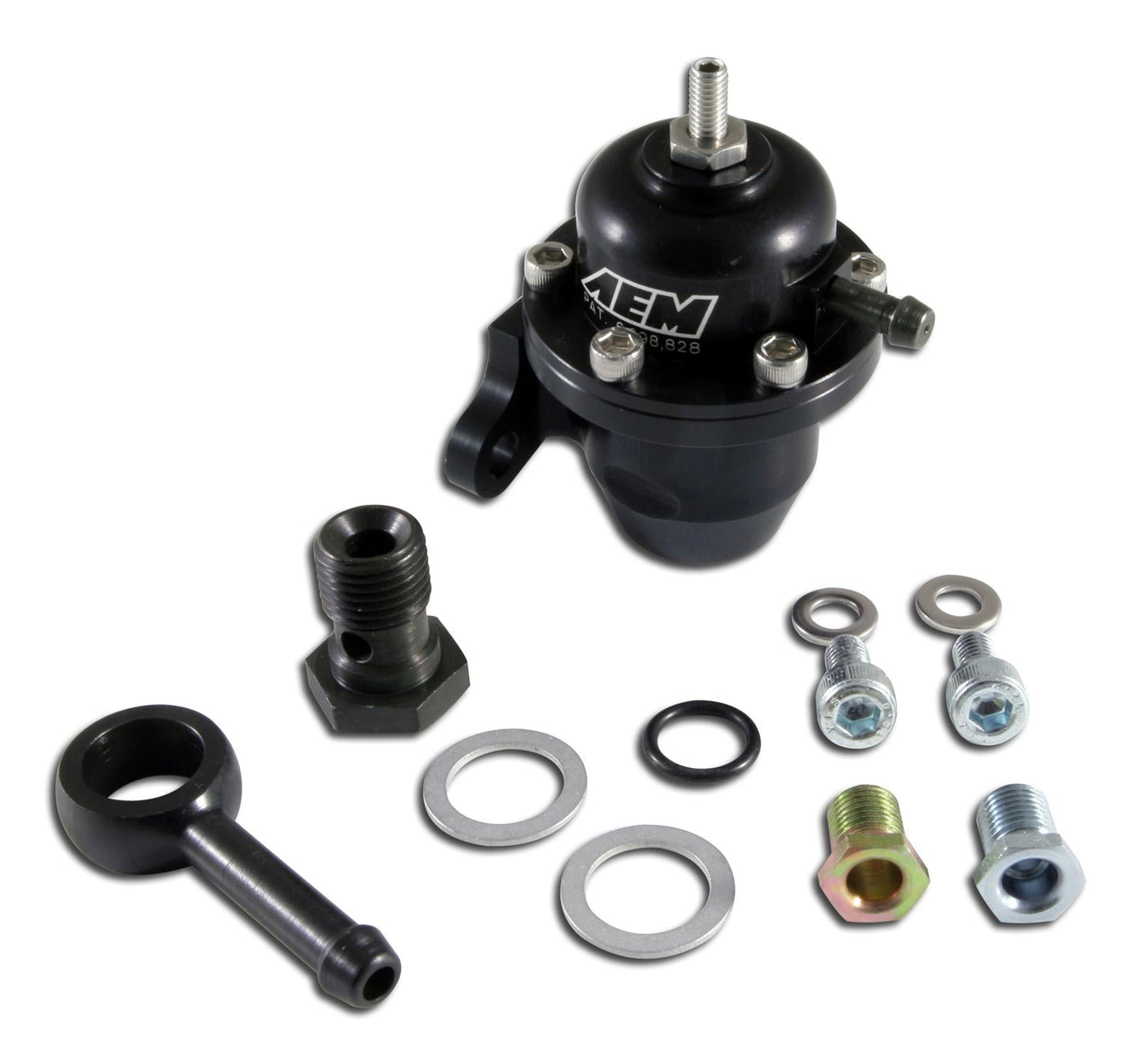 AEM 96-97 Acura CL / 94-97 Accord / 96-00 Civic Ex Black Adjustable Fuel Pressure Regulator - My Store