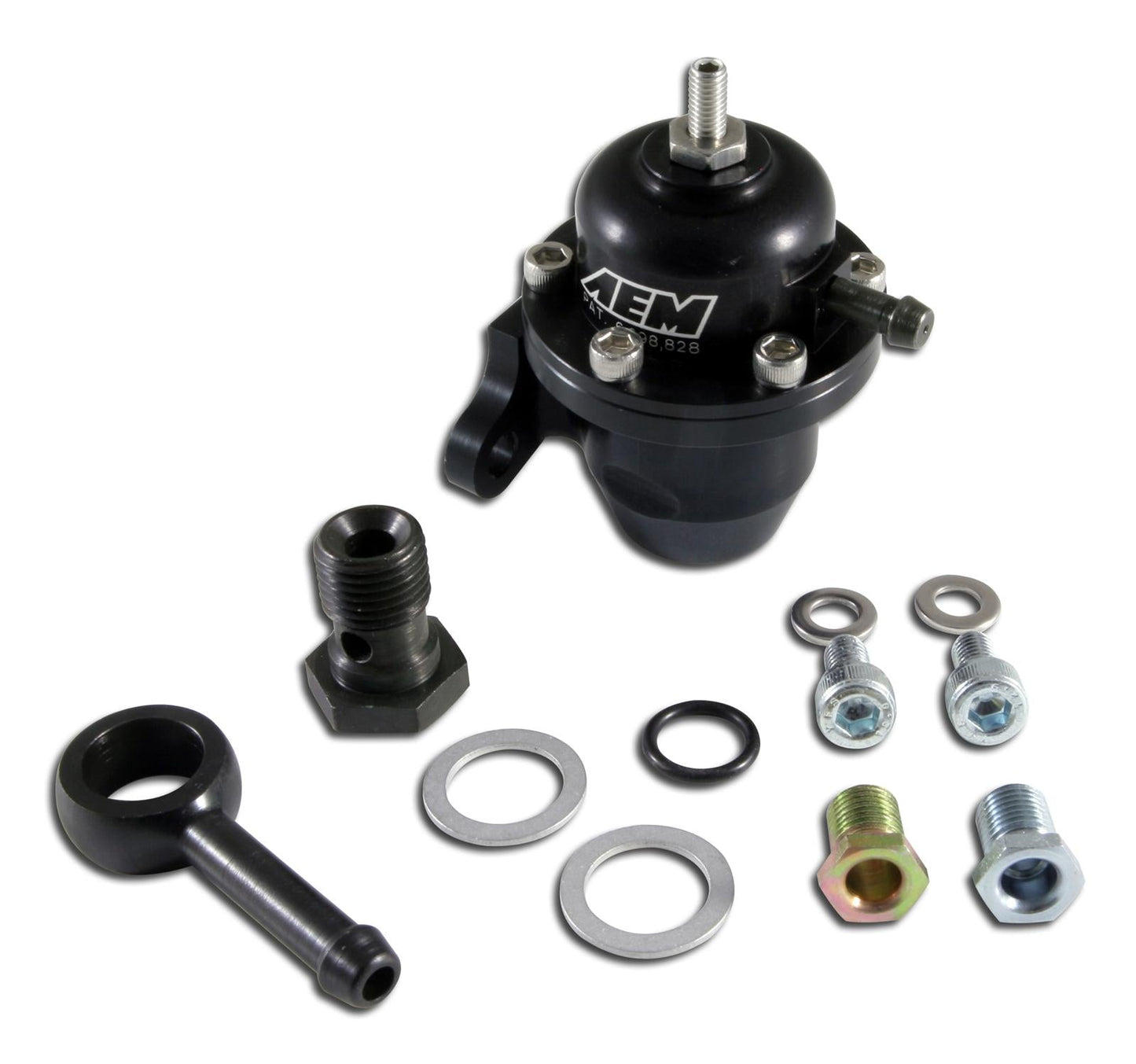AEM 96-97 Acura CL / 94-97 Accord / 96-00 Civic Ex Black Adjustable Fuel Pressure Regulator - My Store