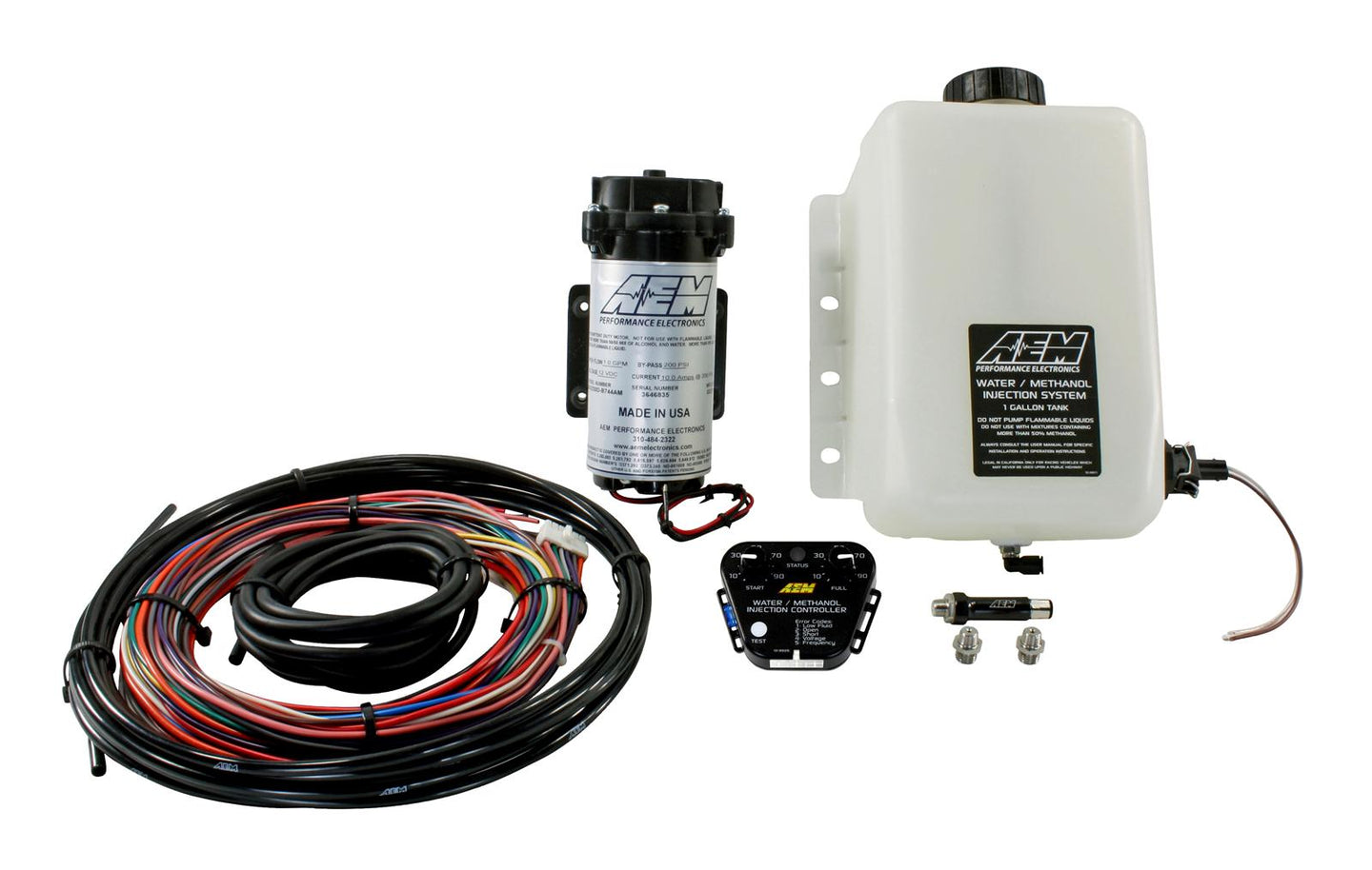 AEM V3 One Gallon Water/Methanol Injection Kit - Multi Input - My Store