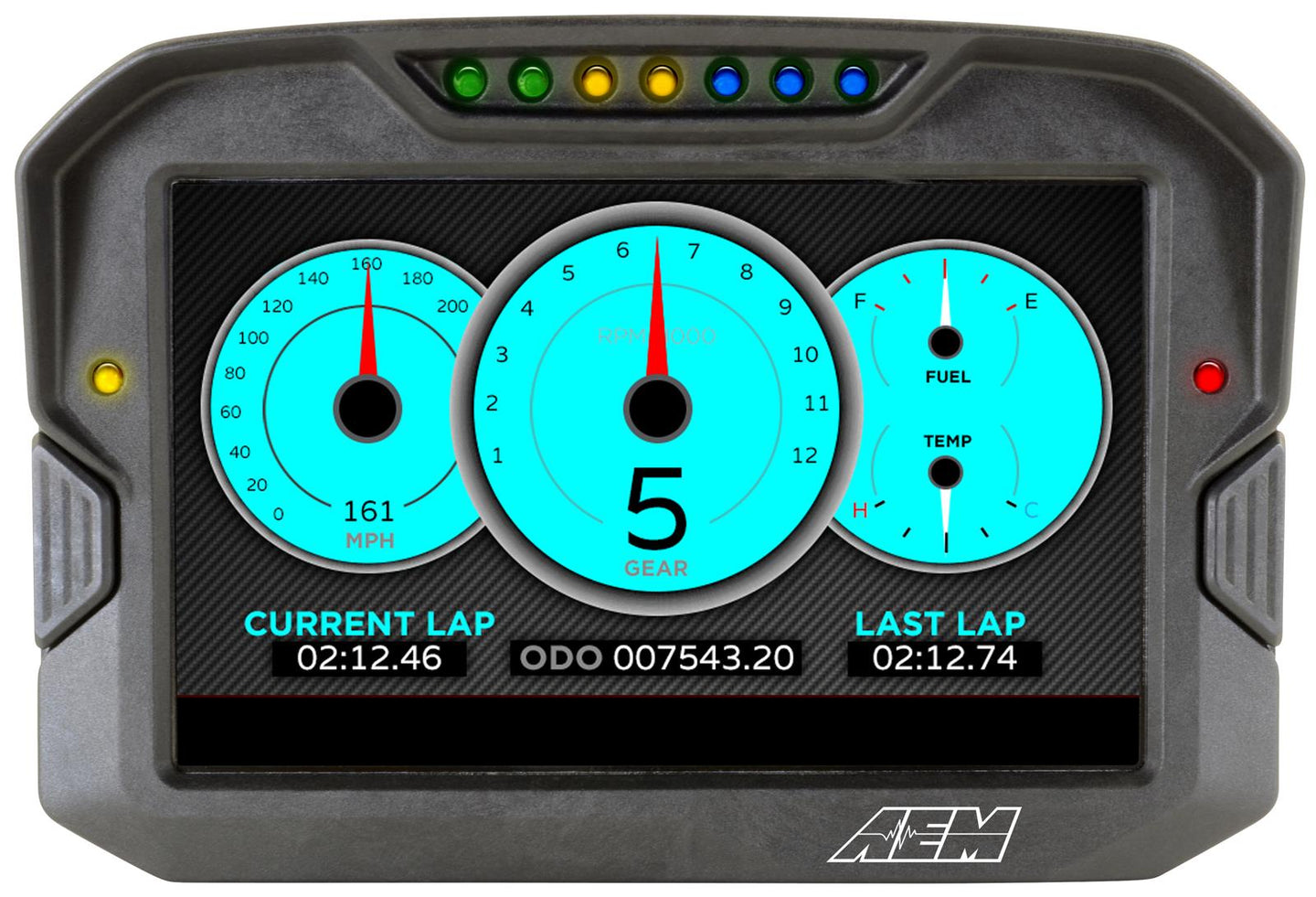 AEM Cd-7 Non Logging Race Dash Carbon Fiber Digital Display (can Input Only) - My Store