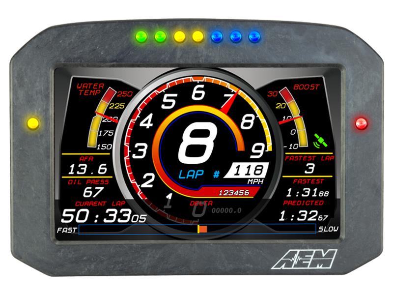 AEM Cd-7 Carbon Flush Digital Dash Display - My Store