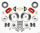 Wilwood Forged Dynalite Front Kit 11.00in Red 49-54 Chevy / 53-62 Corvette - Mammoth Racing -