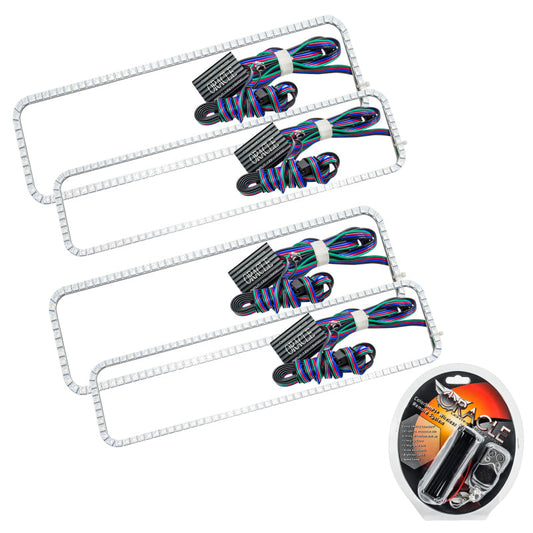Oracle Ford F250 05-07 Halo Kit - ColorSHIFT - Mammoth Racing -