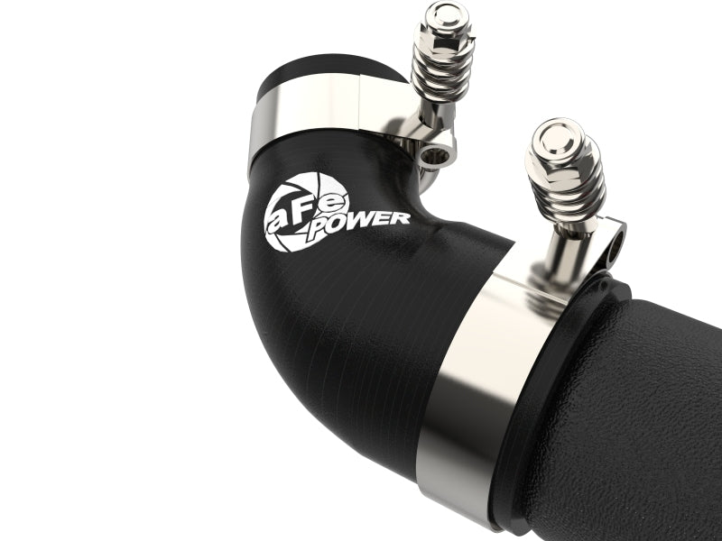 aFe Kia Stinger 18-22 V6-3.3L (tt) BladeRunner Hot Charge Pipe- Black - Mammoth Racing -
