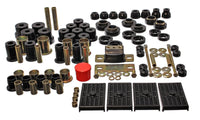 Energy Suspension 67-79 GM Camaro/Firebird w/ Multi Leaf Springs Black Hyper-Flex Master Bushing Set - Mammoth Racing -