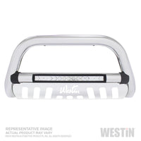 Westin 19-21 Chevrolet Silverado 1500 Ultimate LED Bull Bar - Chrome - Mammoth Racing -