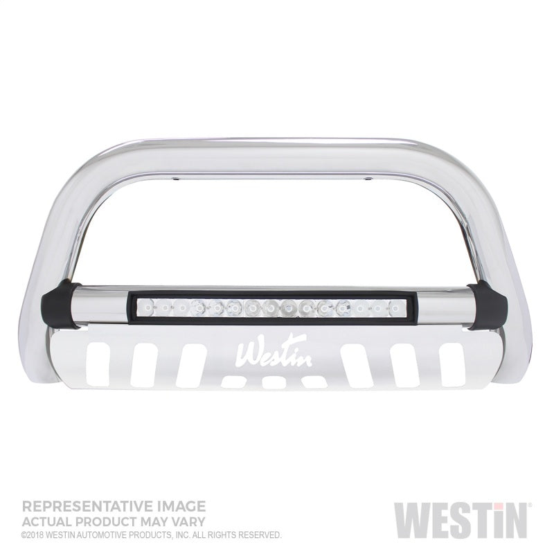 Westin 19-22 RAM 1500 (Excl. Classic/Rebel/Warlock) Ultimate LED Bull Bar - Chrome - Mammoth Racing -