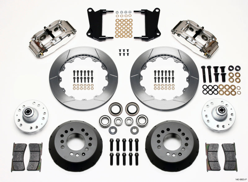 Wilwood Narrow Superlite 6R Front Hub Kit 12.88in Polished 67-69 Camaro 64-72 Nova Chevelle - My Store