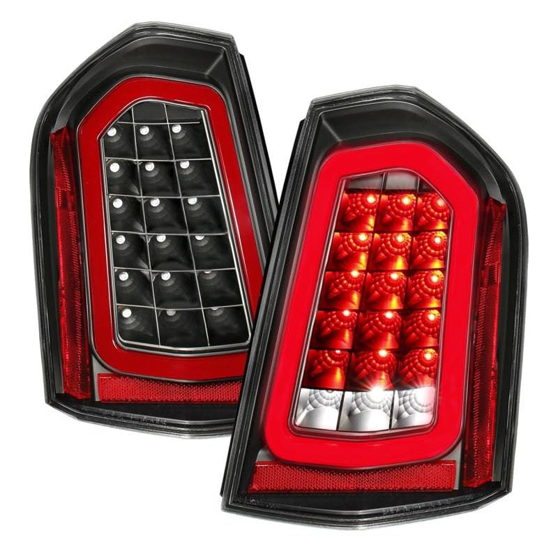 ANZO 11-14 Chrysler 300 LED Taillights Black w/ Sequential - My Store