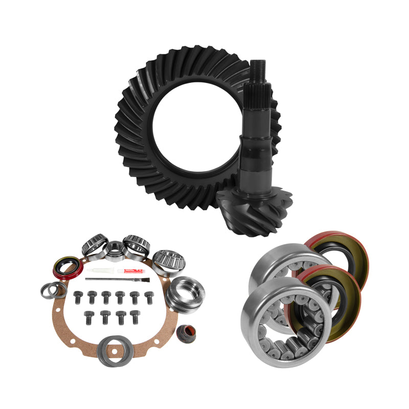 Yukon 8.8in Ford 4.56 Rear Ring & Pinion Install Kit 2.99in OD Axle Bearings and Seals - My Store