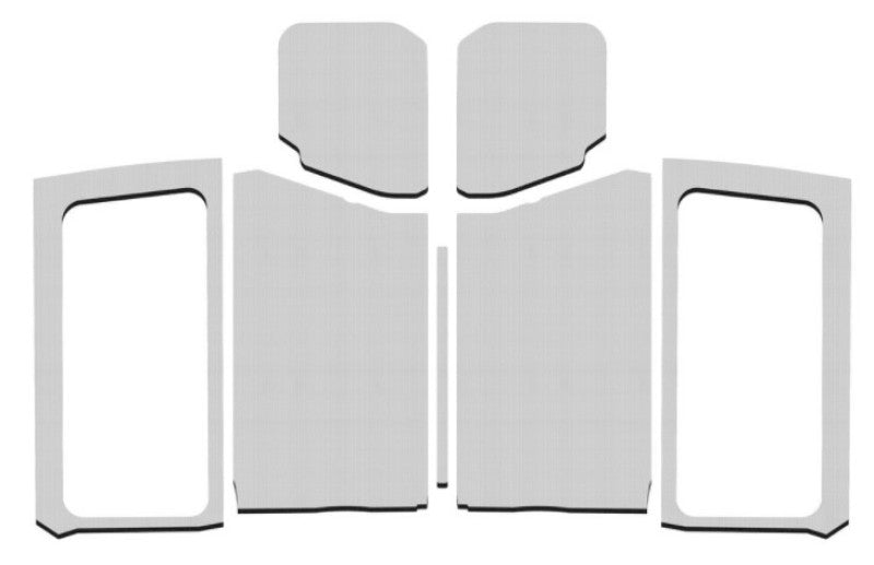 DEI 2019+ Jeep Wrangler JL 2DR Headliner Complete Kit - White - Mammoth Racing -