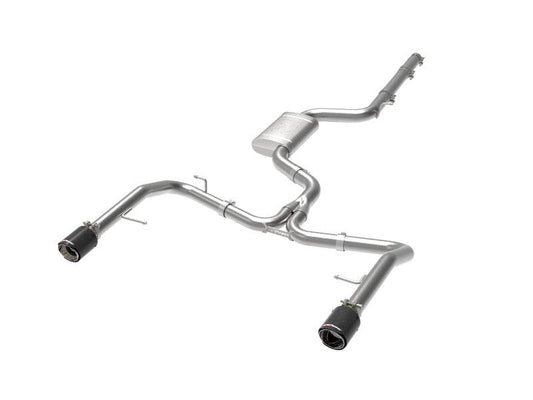 afe 19-21 VW Jetta GLI (MKVII) L4-2.0L (t) MACH Force-Xp 304 SS Cat-Back Exhaust System Carbon Tips - My Store