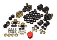 Energy Suspension 91-94 Nissan Sentra/NX1600/2000 Black Hyper-Flex Master Bushing Set - Mammoth Racing -