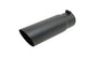 Gibson Round Single Wall Angle-Cut Tip - 4in OD/3in Inlet/12in Length - Black Ceramic - Mammoth Racing -