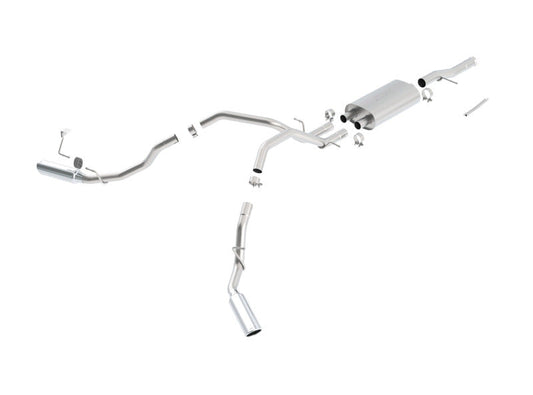 Borla 09-12 Chevrolet Silverado / 09-12 GMC Sierra 1500 WT/SLE/LT 4.8L/5.3L/6.0L SS Catback Exhaust - My Store