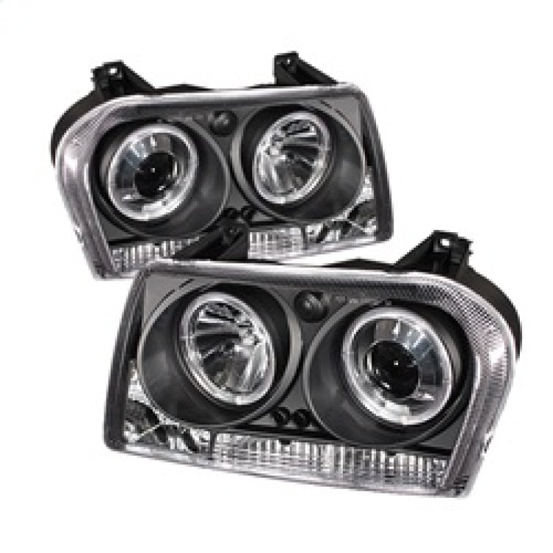 Spyder Chrysler 300 05-08 Projector Headlights LED Halo LED Blk (Not Included) PRO-YD-C305-HL-BK - Mammoth Racing -