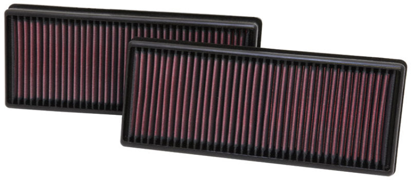 K&N Replacement Air Filter 12.563in O/S Length x 5.25in O/S Width x 1.625in H (Inc 2 Filters) - Mammoth Racing -