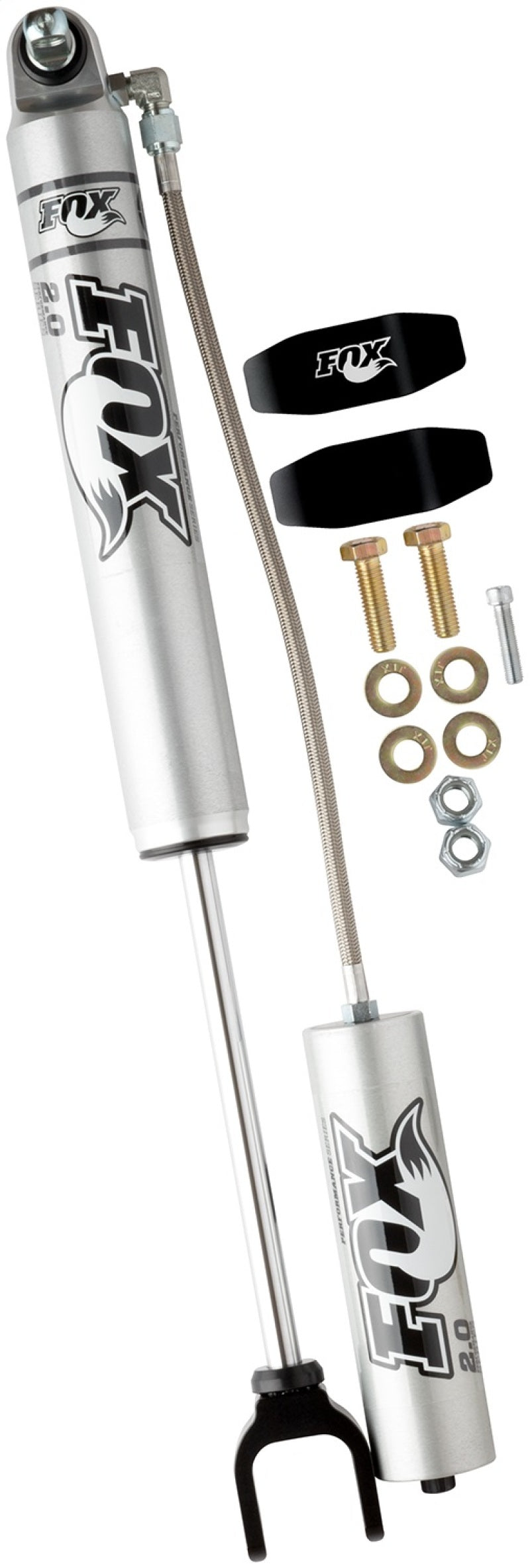 Fox 11+ Chevy HD 2.0 Performance Series 9.4in. Smooth Body Remote Res. Front Shock / 7-9in. Lift - My Store