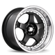 Konig SSM 18x9 5x114.3 Et50 Gloss Black w/ Machined Lip - Mammoth Racing -