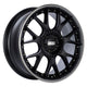 BBS CH-RII 21x9.5 5x112 Satin Black Wheel w/ Polished SS Lip w/ Motorsport Etch - Mammoth Racing -