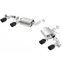 Borla 2016 Chevy Camaro V8 SS AT/MT ATAK Rear Section Exhaust w/ Dual Mode Valves Ceramic Black - Mammoth Racing -