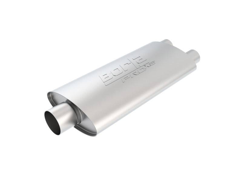 Borla 3in Inlet/Dual 2.25in Outlet Center/Dual Oval ProXS Muffler - Mammoth Racing -