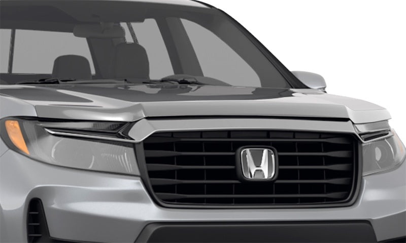 AVS 21-22 Honda Ridgeline / 2022 Honda Passport Aeroskin Low Profile Hood Shield - Chrome - Mammoth Racing -